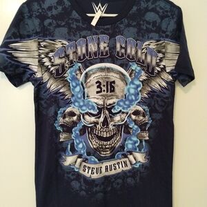 WWE Stone Cold Steve Austin Blue Tee